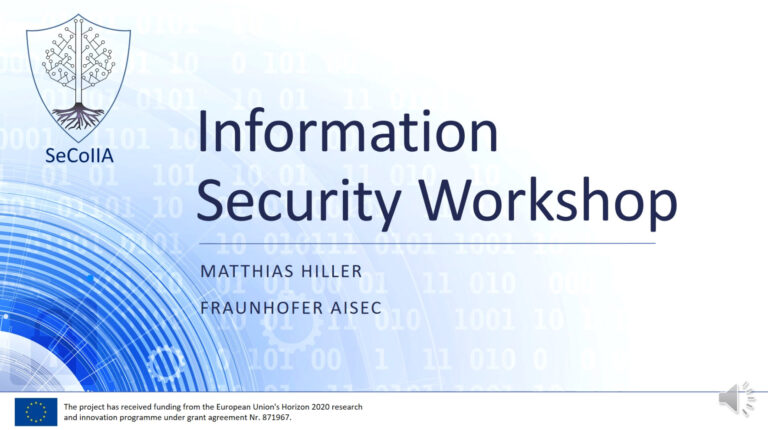 Read more about the article SeCoIIA Information Security Workshop